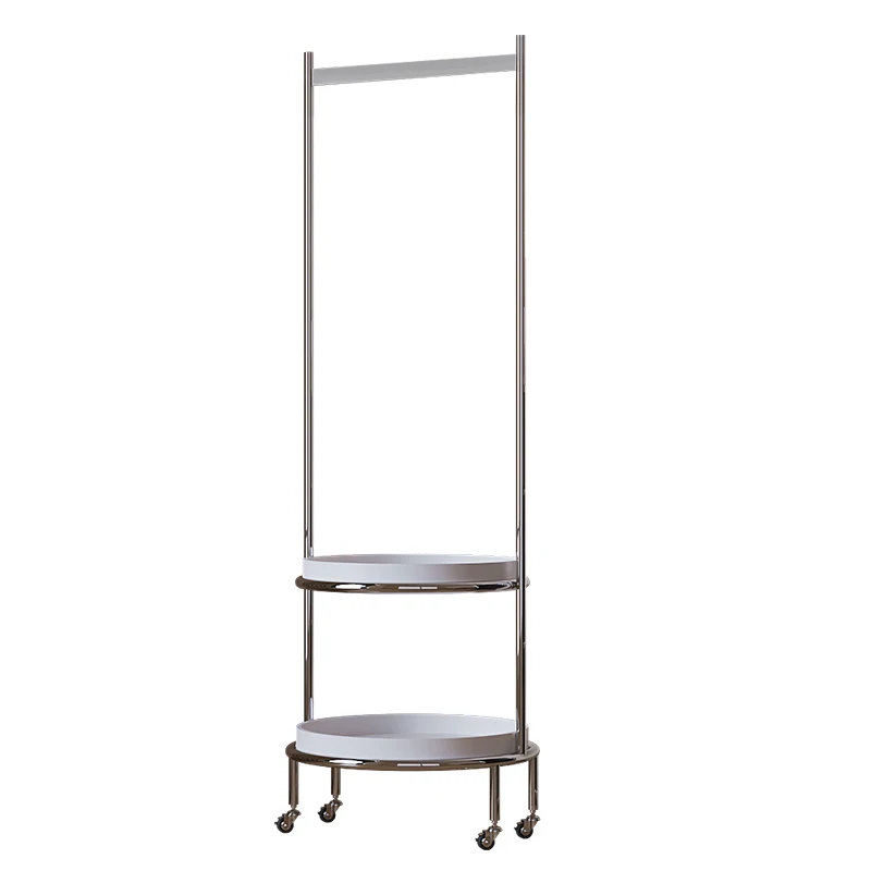 شماعة معطف منزلية قابلة للإزالة من الأرض إلى السقف لغرفة النوم، غرفة معيشة فاخرة وخفيفة الوزن من الفولاذ المقاوم للصدأ #5