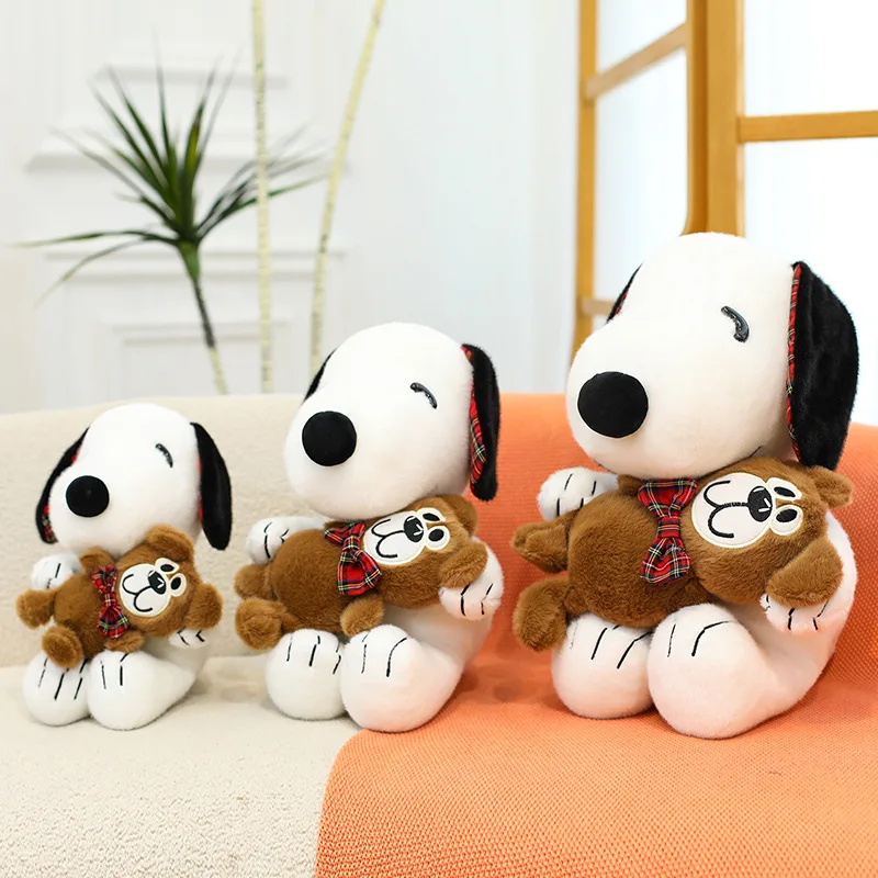 

Новая 55 см кукла Snoopy Peanut Comics Anniversary Series, аниме-фигурка, кавайная плюшевая игрушка, кукла на заказ, коллекционный орнамент, подарок на день рождения