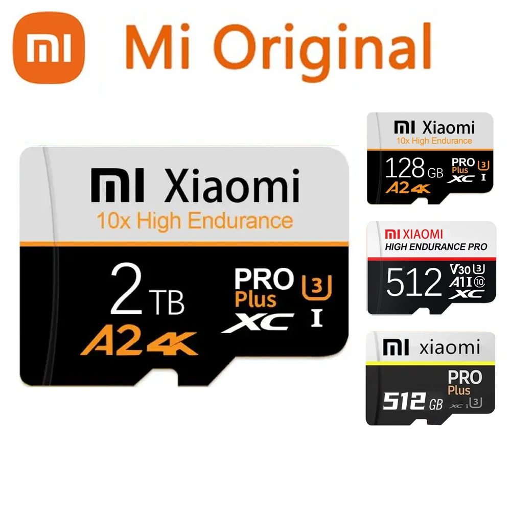 Original Xiaomi Speicher karte 128GB 2TB Hochgeschwindigkeits-Micro-TF-SD-Karte 512GB SD-Karte V30 U3 TF-Karte für Nintendo Switch Tablet PS4