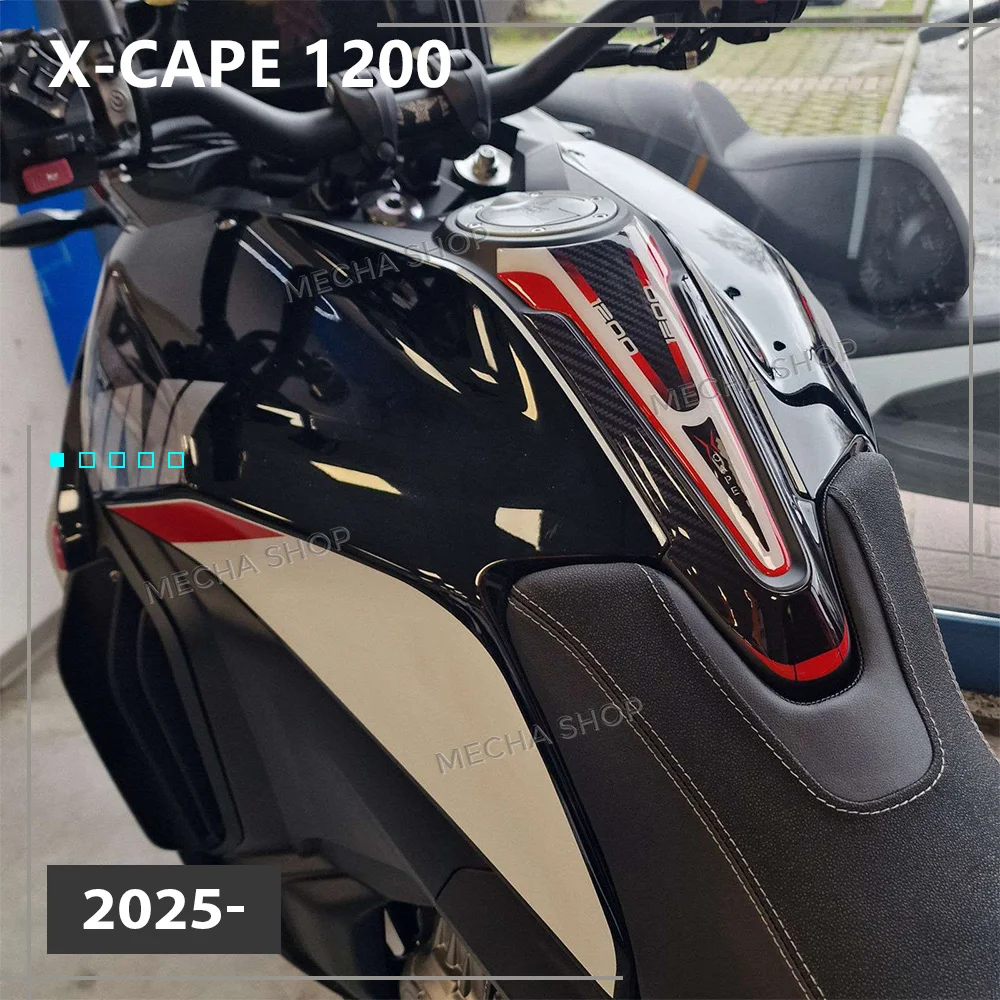 

3D Resin Motorcycle Tank Pad Stickers Tank Protection Decals Waterproof For Moto Morini X-Cape 1200 2025 2026
