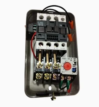 

Air compressor air pump motor protection start switch 380V motor magnetic starter automatic stop controller