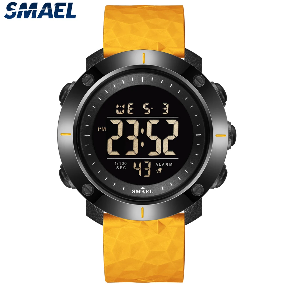 

SMAEL цифровые часы светодиодные relogio masculino с подсветкой секундомер будильник 50 м водонепроницаемые спортивные часы мужские 8042 цифровые часы мужские