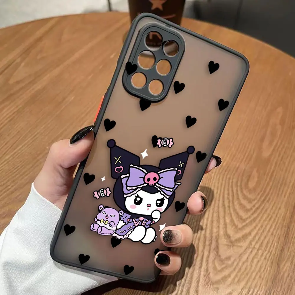 Matte Phone Case for Oneplus 9 8T 8 7 7T 6 5T PRO NORD CE 2 N10 N100 5G Silicone Case Funda Shell Cute Villain K-Kuromi