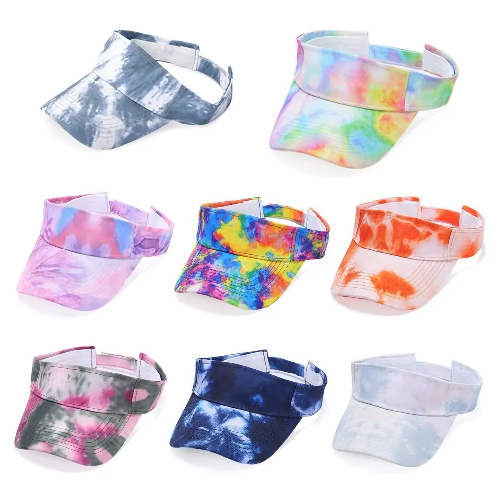 

Spring Summer Sports Sun Cap Women Men Adjustable Cotton Sun Protection Visor Empty Top Tennis Golf Running Sunscreen Hat