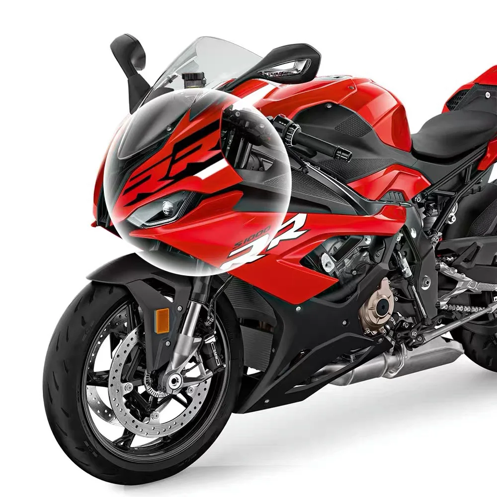 Untuk BMW S1000RR 2019 2020 2021 2022 2023 2024 Stiker Kepala Lambang RR Stiker Bagian Atas Trim Sepeda Motor