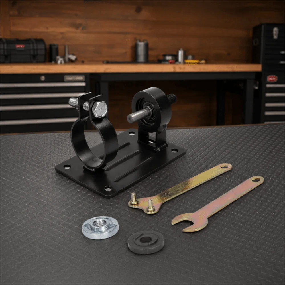 With 2 Wrenches Drill Cutting Stand Conversion Base Bracket Design Hand Drill Cutter Holder Grinding Wheel Component