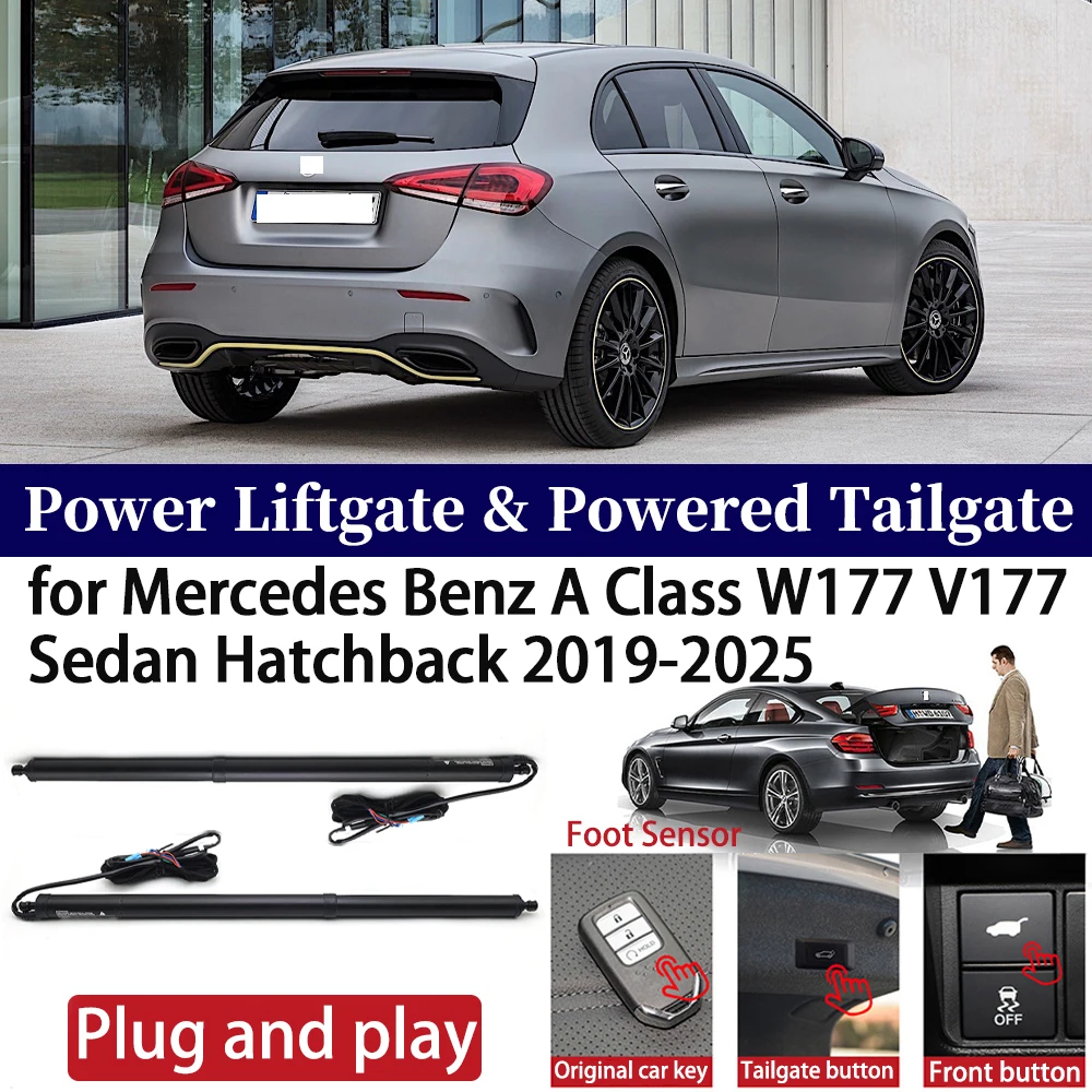 

for Mercedes Benz A Class W177 V177 Sedan Hatchback 2019-2025 Car Auto Power Electric Tailgate Liftgate Lift Trunk Closer System