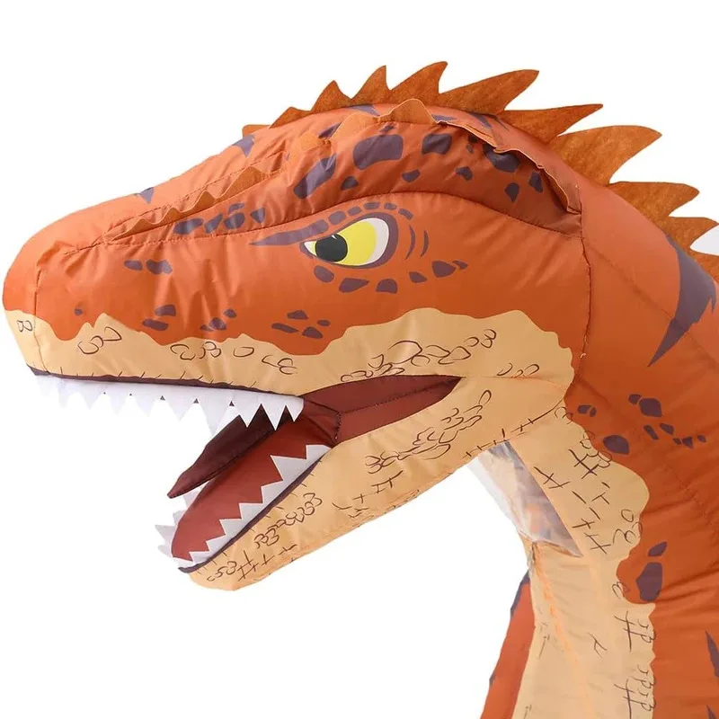 Wiwiwi 123Inflatable T-rex للكبار تفجير ديناصور مضحك دينو حفلة الهالوين تأثيري حلي
