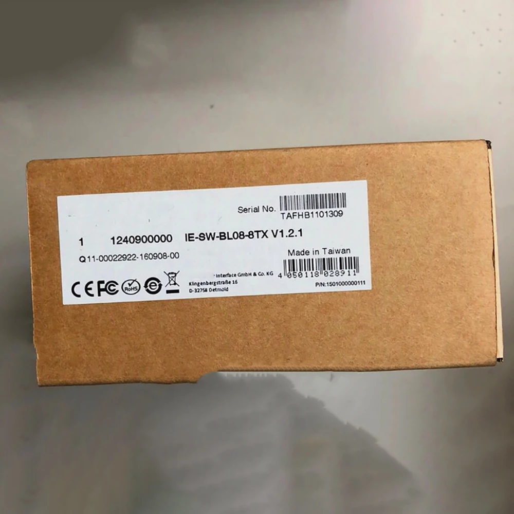 

1240900000 Для сетевого коммутатора Weidmuller IE-SW-BL08-8TX