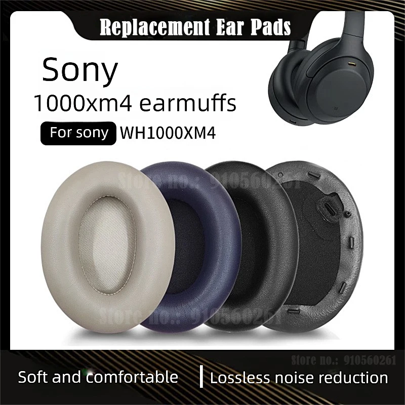 Soft Memory Foam Ear Pads Cushions For Sony WH-1000XM4 WH1000XM4 WH 1000 XM4 Earphone Earpads Replacement Earcups Drop Shipping