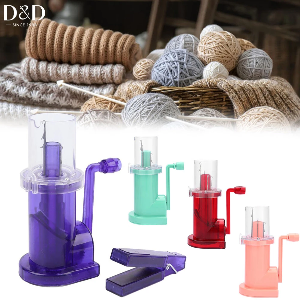

1pc Hand-Operated Weaver Knitting Tool Rotating Weave Spool Knitter Creative Woven Tool for DIY Handmade Sweater Bracelet