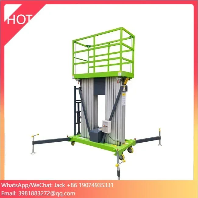 20ft 30ft 40ft 150kg 200kg Hydraulic Lifter Electric Man Lift Ladder