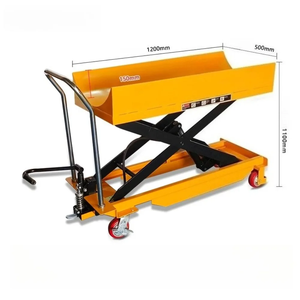 Non-standard Customized Deposit Curved Table V-shaped Coil Material Hydraulic Lifting  Platform Flatbed Truck