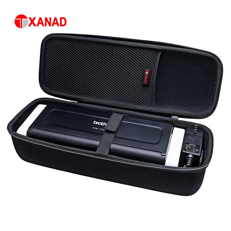 XANAD EVA Hard Case for Brother ADS 1700W/ADS 1200 Wireless Document Scanner Carrying Storage Bag