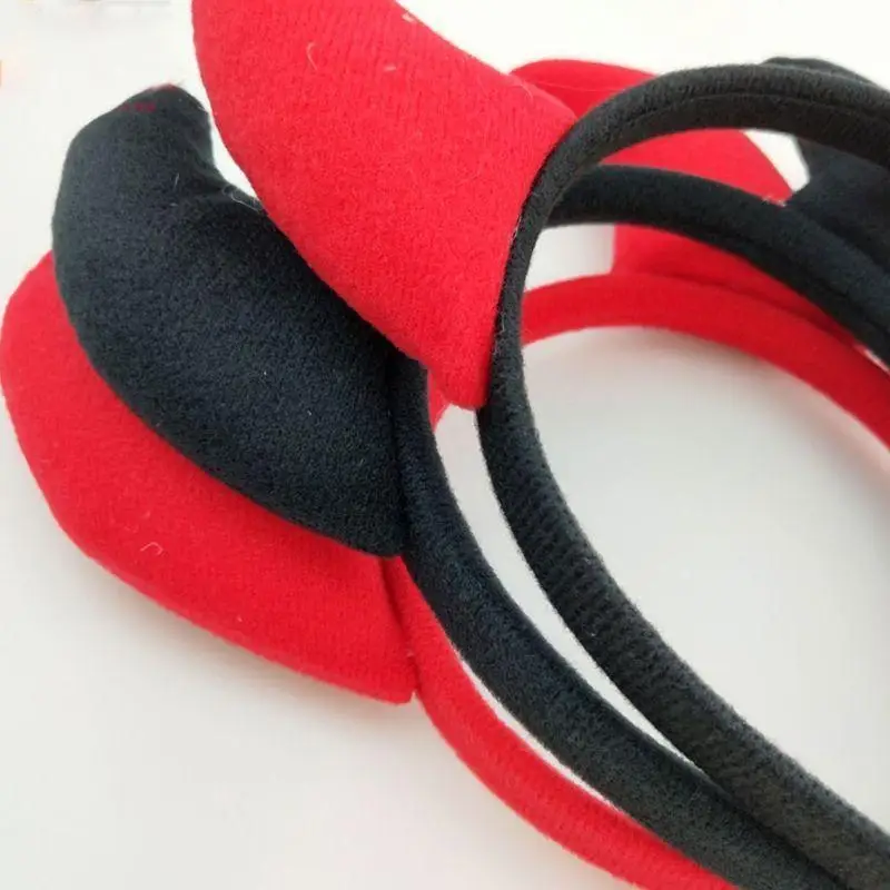 

39BB Funny Devil Ears Headband Horns Ear Children Headbands Halloween Party Adults