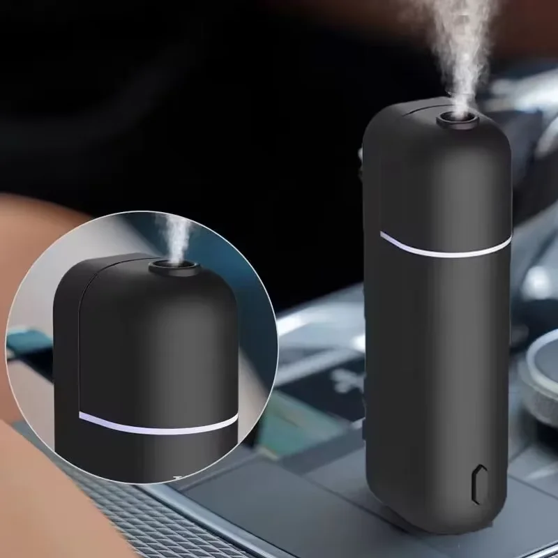 Car Diffuser Vent Clip Auto  Aroma Diffuser Rechargeable Car air Scent Machine Ultrasonic Waterless Essential Oil Diffuser