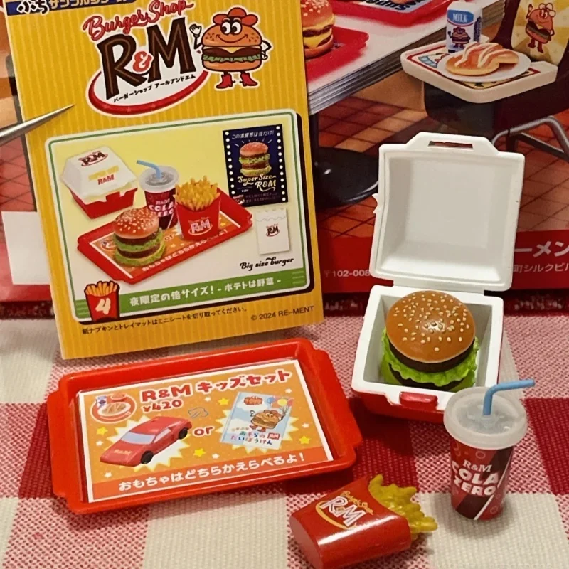 本物の在庫あり リーメント チョコレートワールド ハンバーガーモデル デザートルーム ミニチュアシーン ブラインドボックス デコレーション 女の子の誕生日プレゼント