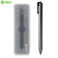 KACO Metal Sign Gel Pen 0.5mm Switzerland Refill Blue/Black/Red ink Signing pens for school Office Ballpoint Pen