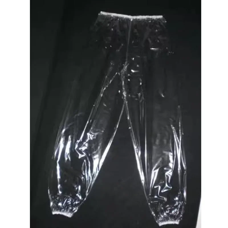 Sexy Men's Transparency Panties Sheer PVC Pants Boxer Shorts Women Soft Smooth Couple Plastic Briefs Waterproof Diaper Panties