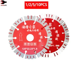 1-10PCS 125 133 156 mm Diamant Sägeblatt Keramik Fliesen Trocken Trennscheibe Marmor Beton Porzellan Granit quarz Fliesen Cutter