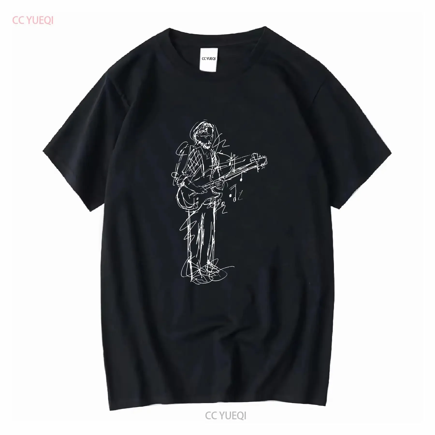 Eric Clapton Rock T Shirt Men's s for men Fairwear Approved Cotton long or short sleeves vintage Washed Breathable Stretched