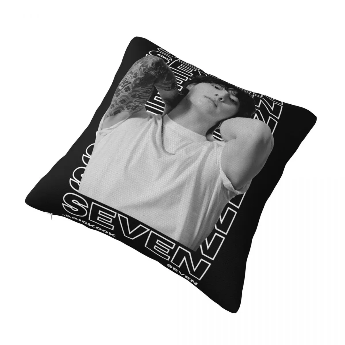 Bedroom Decoration Jungkooks Seven Bangtan Pillowcases Merch Pillow Covers Zippered Multi-Size