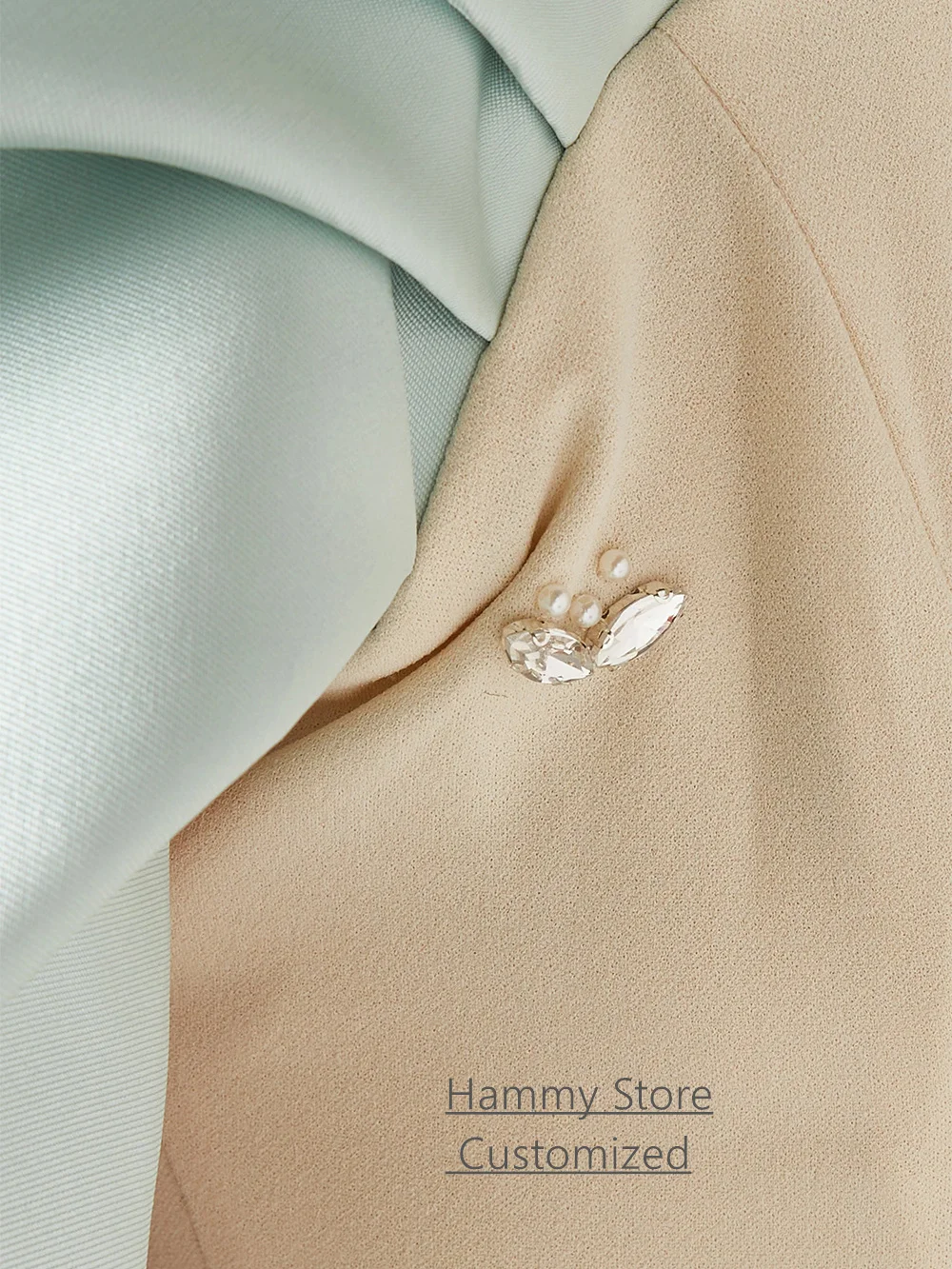 فستان سهرة كوكتيل عربي مخصص قبالة الكتف مطوي أحجار اللؤلؤ طول الكاحل فستان حفلات الزفاف فساتين الحفلات