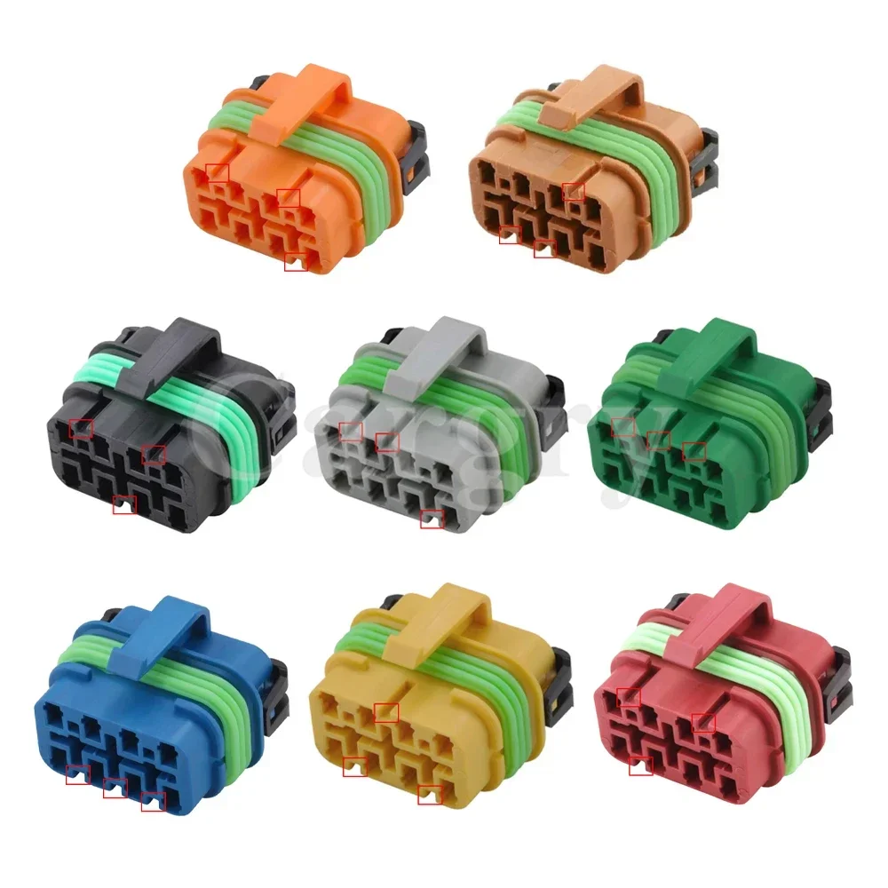 

1 Set 8P AC Assembly Car Wire High Power Waterproof Socket 1518201 1518202 1518203 1518204 1518205 1518206 1518207 1518208