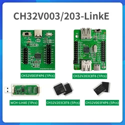 CH32V203 Entwicklungsboard CH32V003 Verbessertes RISC-V MCU-Evaluierungskit mit geringem Stromverbrauch