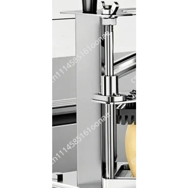 Stainless Steel Potato Slicer Commercial Manual Vegetable Cutting Strip Machine Processador