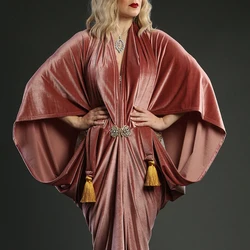 Elegant Purple Prom Dresses for Photo Shoot or Baby Shower Custom Made Big Sleeves Photo Robe Photoshoot Gown