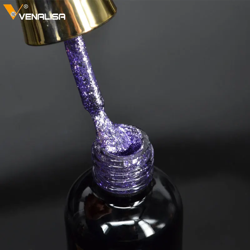 VENALISA 12ml TPO FREE Platinum Nail Gel 12 Colors Polish Full Coverage Glitter Pearl Diamonds Soakoff UV LED Platinum Gel Nail