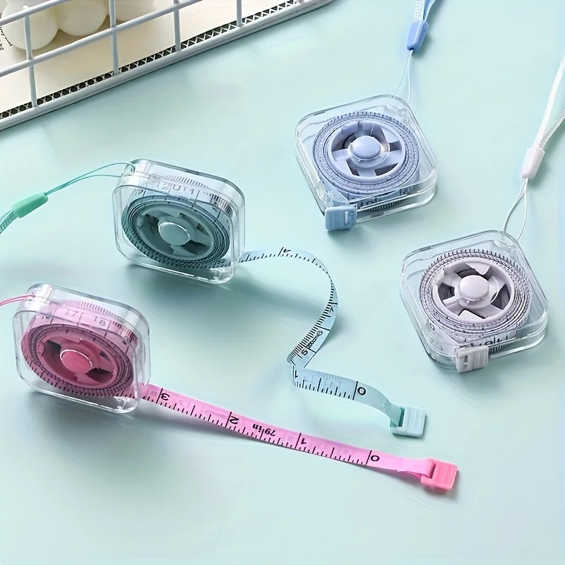 2-Meter/6-Foot Cute Mini Soft Tape Measure, Portable and Extendable with Clear Centimeter/Inch Scale - Suitable for Tailors