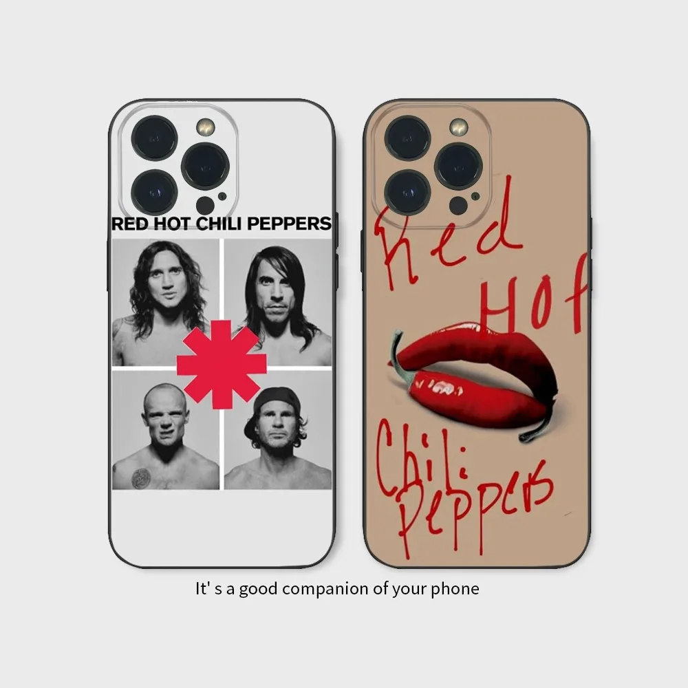 Red Hot C-Chili P-Peppers Phone Case For IPhone16 15 14 13 12 Mini 11 Pro XS Max X XR SE5 6 7 8 Plus Soft Silicone Cover