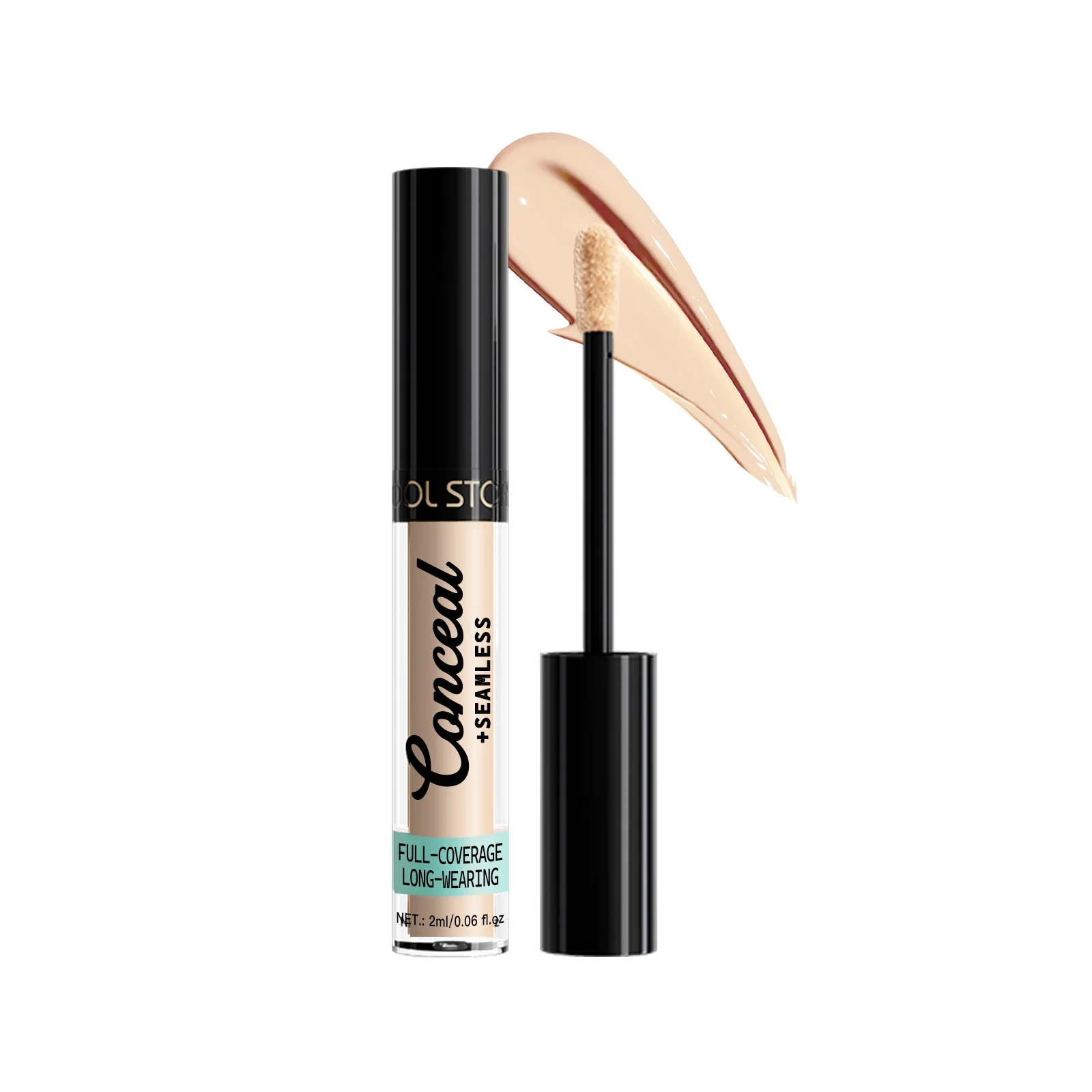 10-Farben-Concealer mit vollständiger Abdeckung, natürliches, langlebiges, mattes Finish, leichte Formel, dunkle Farbtontionen für alle hellbeige