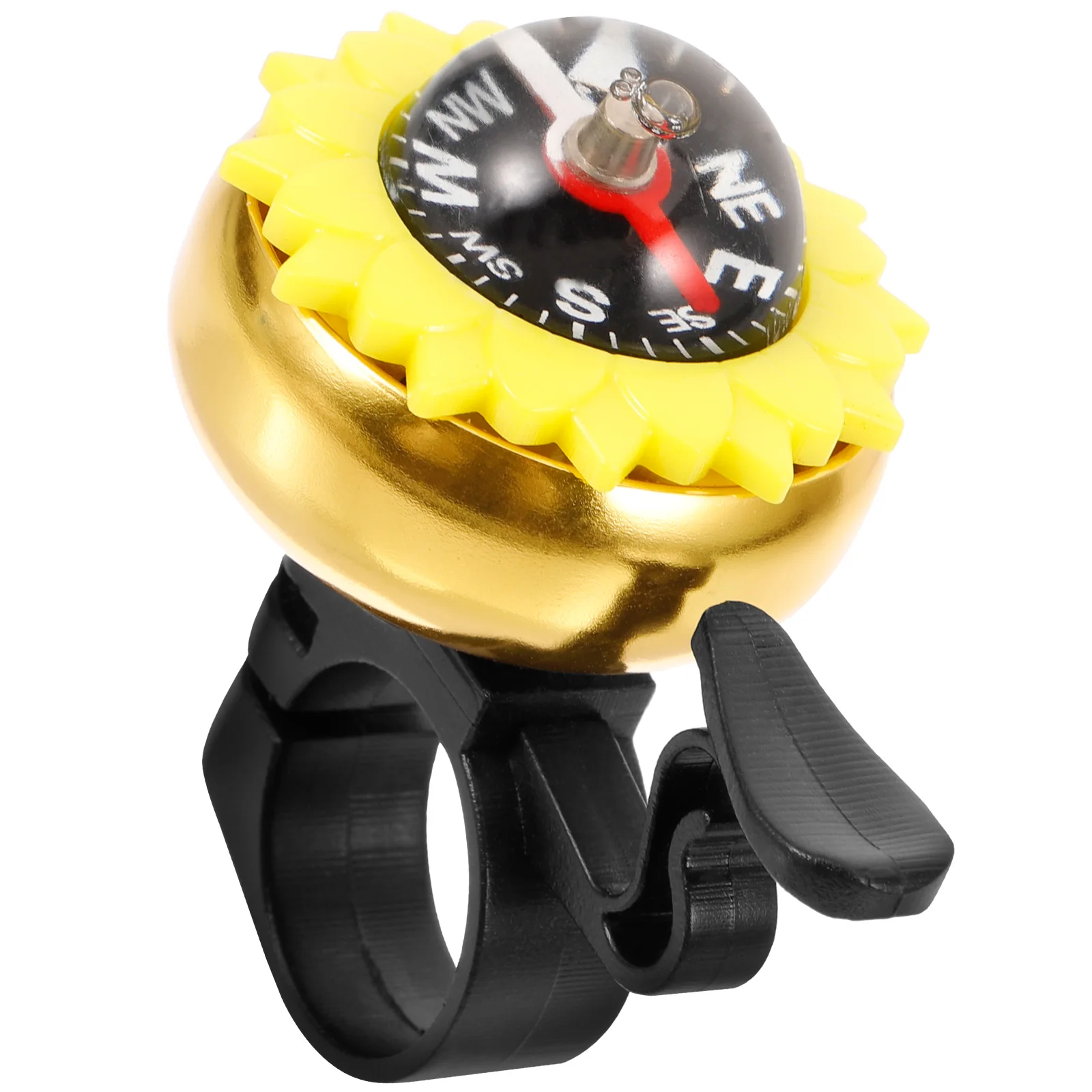 

Aluminum Alloy Bicycle Bell Compass Durable Multi-Function Bike Horn Portable Road Cycling Bell Practical Accessories