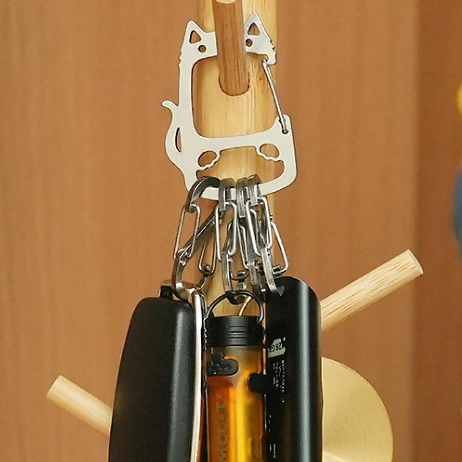 

Metal Key Chain Carry Everyday Essentials Keyrack for Car Keys Home Wedding