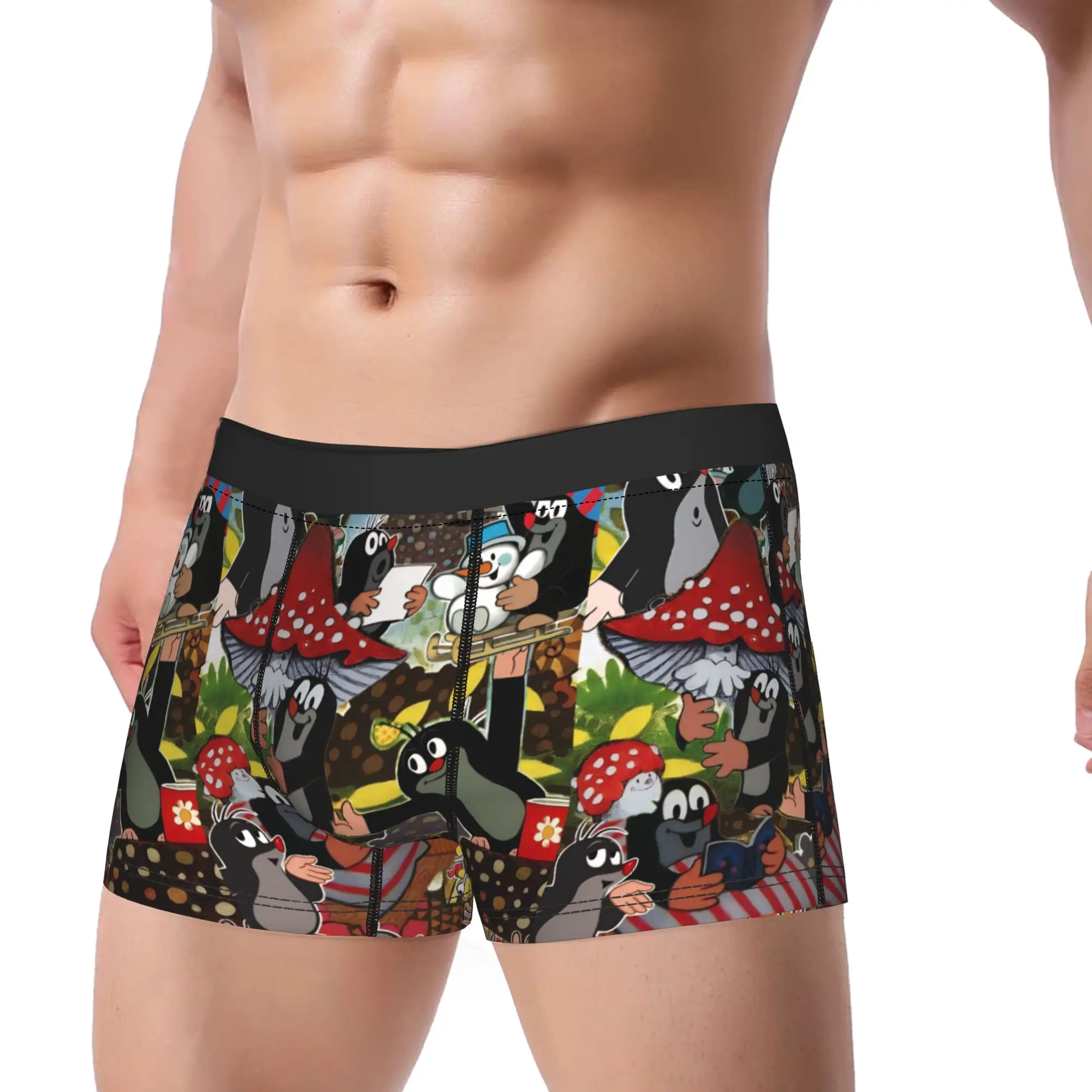 Little Mole  Merch Boxers Shorts Humorous Underwear  Boxer Pants Gag Gifts For Men