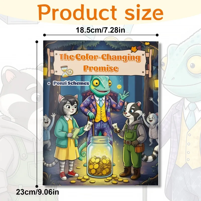 Financial Literacy Book: The Ponzi Scheme, Illustrated Story Explaining Financial Scams and the Importance of Critical Thinking