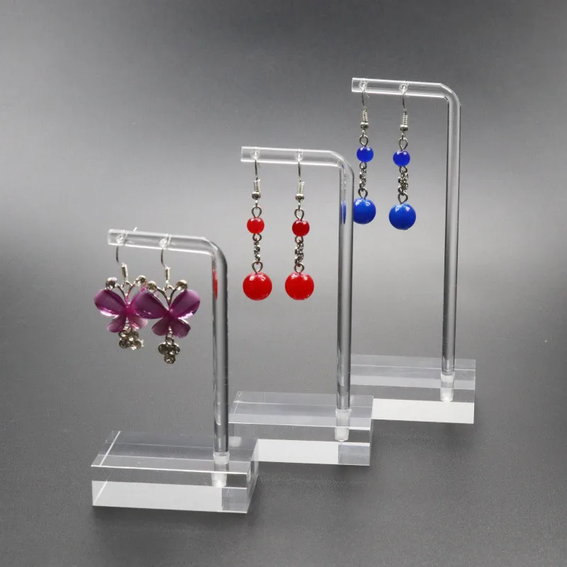 Clear Acrylic Hanging Earring Display Stand Jewelry Showing Case Earring Organizer Earring Holder Jewellery Stands