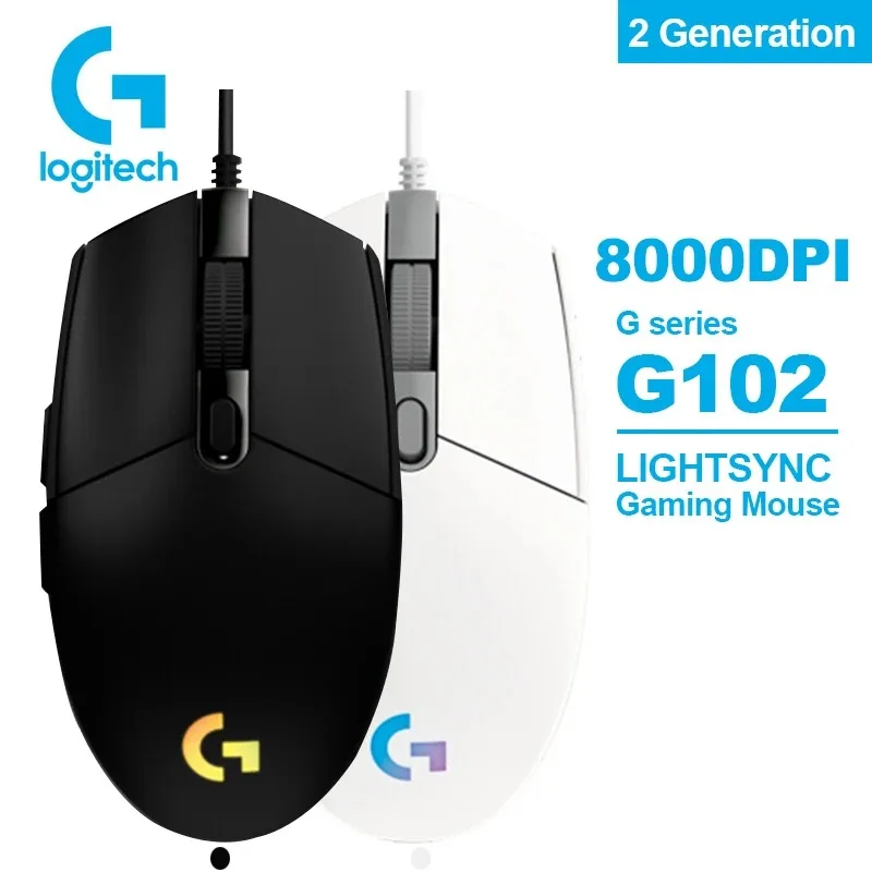 

Logitech G304 G305 G102 Computer Gaming 2.4G Wireless Mouse Ergonomic Mouse HERO Engine 12000DPI for LOL PUBG Fortnite Overwatch