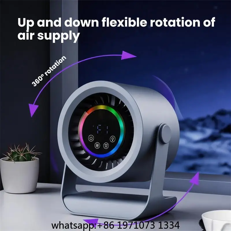 New desktop circulating fan usb charging silent office mini portable student dormitory home kitchen circulating air supply