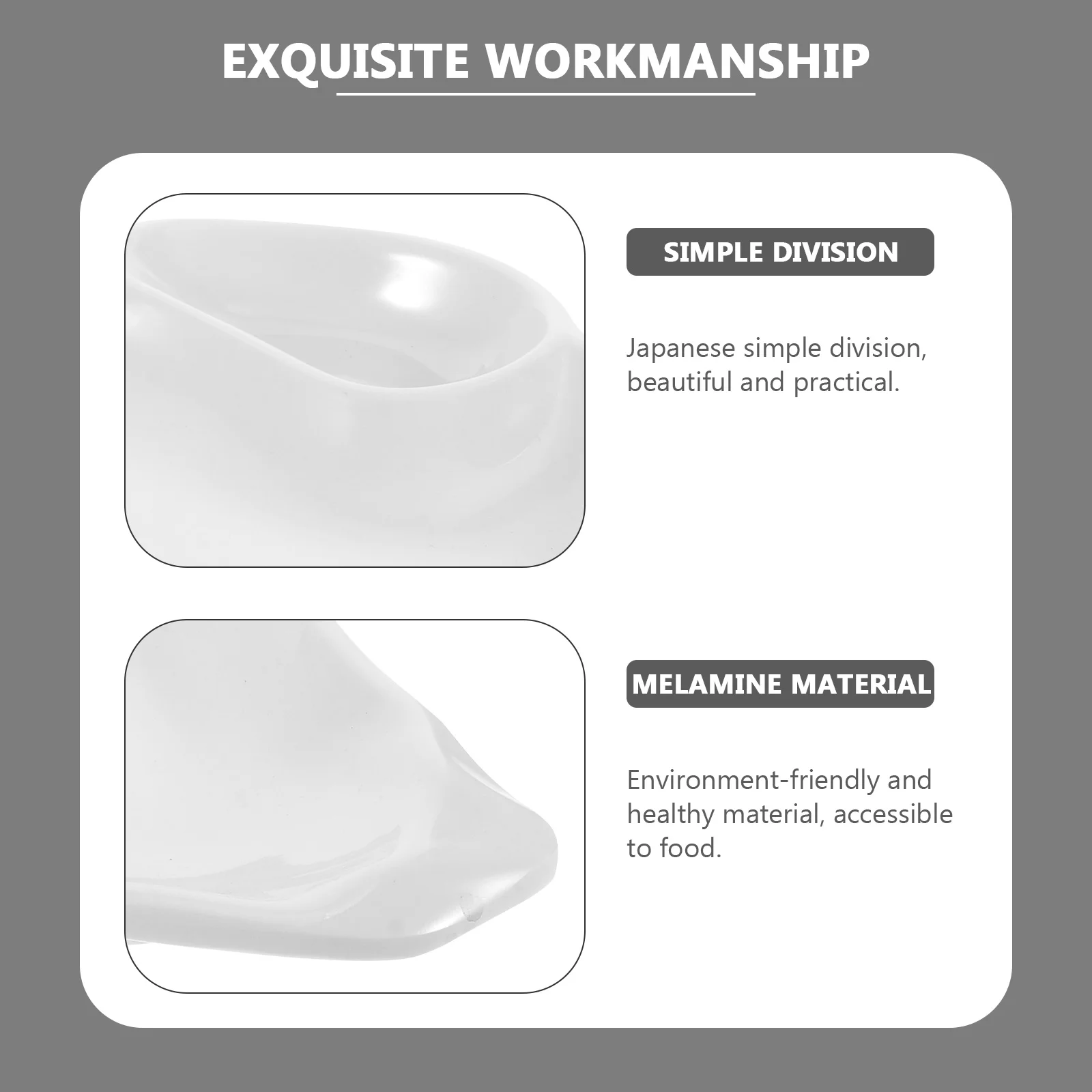 

2Pcs Multi-Functional Food Plate Dumpling Storage Dish Snack Serving Plate Home Tableware Dinner Food Tray Salad Dish