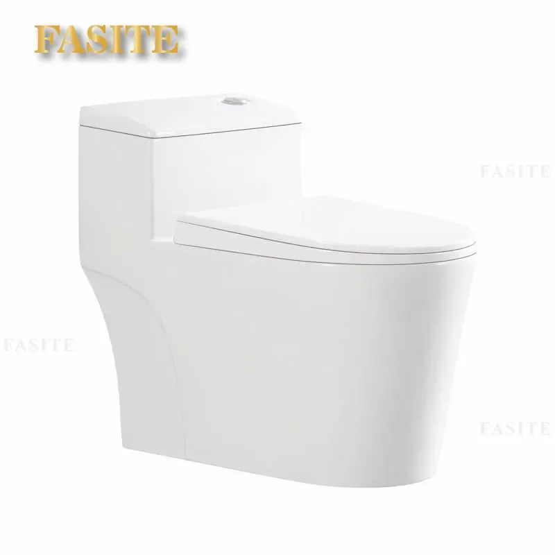 Ceramic Flush Toilet Silent Super Swirl Water Saving Siphon Large Diameter Bathroom Fixture Manufacturer Direct