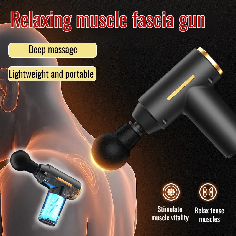 

Mini Fascia Grab Smart Massager Vibrating Massage Gun Muscle Relaxation Gym Mini Smart Fascia Gun