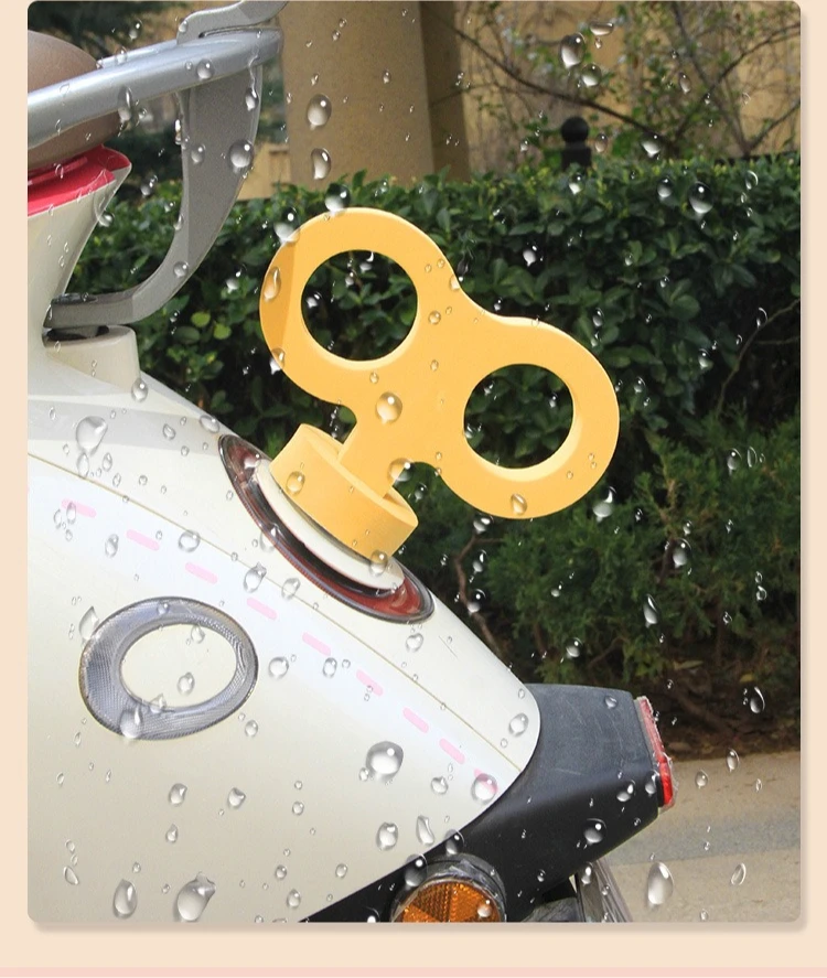 Waterproof Spring Print Decor Stickers For Electric Scooter Tail DIY Exterior Modification Decor Accessory