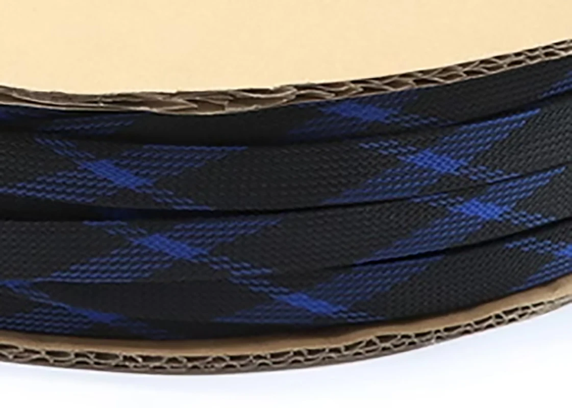 Black Blue 14/20/25/30mm Snakeskin Mesh Wire Protecting Nylon Tight PET Expandable Insulation Sheathing Braided Sleeves