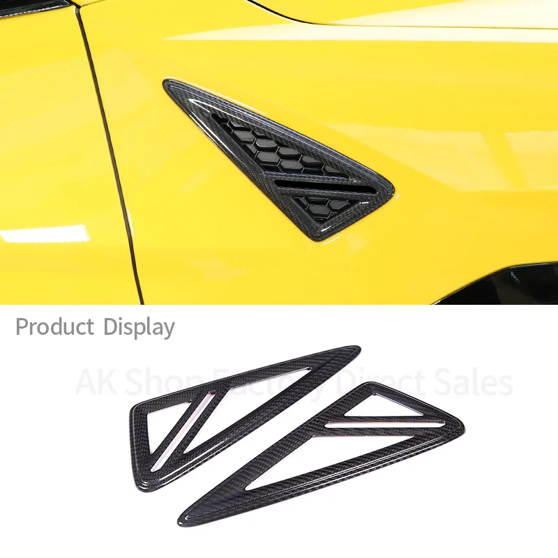 

For Lamborghini URUS 2018-2021 Side Body Fender Vent Trim Frame Cover Real Carbon Fiber Protective Trim Car Exterior Accessories