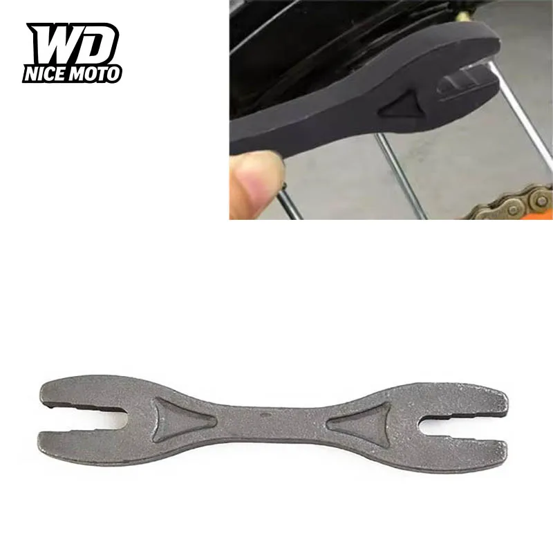 

Motorcycle Spoke Tightening Wrench 6 in 1 With Heat Treated Steel Body and Six Open End Sizes for Reliable Spoke Nut Engagement