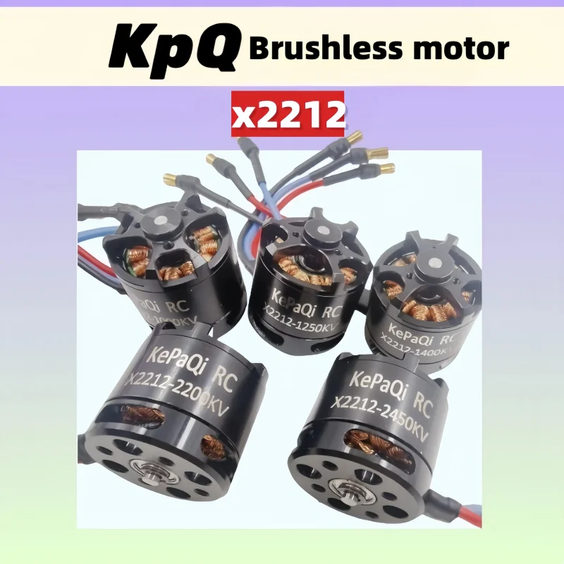 Kepaqi KPQ X2212 1000KV/1400kV/2450KV Bürstenloser Motor für Luftfahrtmodelle, Starrflügler und UAV-Träger